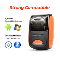 Printer Bluetooth Mini industri portabel termurah Printer penerimaan termal 58mm genggam