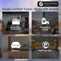 Traceur de cartes avec alarme sonore 100 dB, étanche IP6X, pour Android, localisateur d'objets en plastique pour bureau et maison