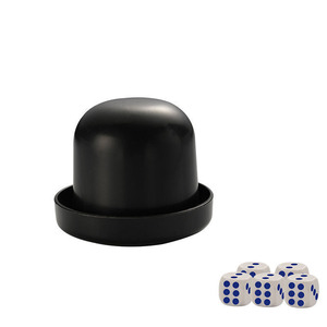 Base épaisse Die tasse <span class=keywords><strong>Table</strong></span> jeu jouet barre Ktv discothèque combinaison dés secouer tasses tamis ensemble dés tasse Shaker - Product Image 6