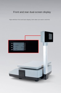 Nhà Sản Xuất Kỹ Thuật Số Quy Mô Mã Vạch Máy In Siêu Thị Trọng Lượng Quy Mô In Nhãn OEM Tùy Chỉnh Checkweigher Điện Tử - Product Image 5