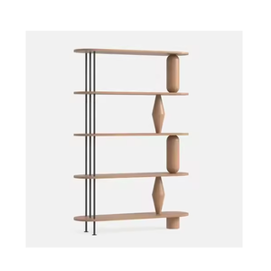 Estantería de madera hecha a mano, diseño minimalista moderno, estantería para exhibir libros, almacenamiento para el hogar y la oficina - Product Image 5