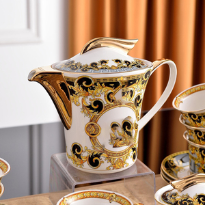 Berserk 15 pièces, décorations de maison royales britanniques de luxe, ensembles de thé et de café en céramique pour 6 personnes - Product Image 2