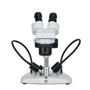 360 xoay đầu ống nhòm kính hiển vi Stereo Halogen chiếu sáng 2 năm bảo hành nhôm xây dựng cho ngành công nghiệp điện tử - Product Image 4