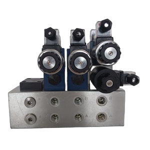 Bloc de distribution hydraulique DN10 neuf avec soupape de décharge et solénoïde hydraulique - Product Image 5