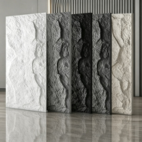 Revêtement mural flexible en pierre 3D léger et imperméable de haute qualité pour la décoration des murs des hôtels et des centres commerciaux