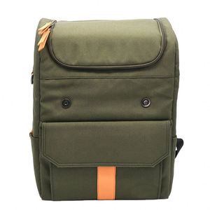 BSCI Factory Designer Custom Classic England Big Capacity Durable Green Waxed Nylon <b>Camera</b> Bags <b>Backpack</b> for Photography - Product Image 6