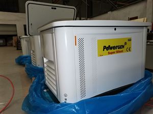 เงียบมากมาก!!! 60 เดซิเบล!!! เครื่อ<span class=keywords><strong>ง</strong></span>กำเนิดไฟฟ้าก๊าซธรรมชาติแบบเงียบพิเศษ POWERGEN NG/LPG ขนาด 6 กิโลวัตต์ พร้อมพัดลม สำหรับใช้สำรองไฟแบบติดตั้งอยู่กับที่ - Product Image 2