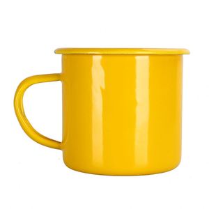 Marché de Gros de Dubaï OEM ODM Tasse en Émail Classique Blanche 400ml Personnalisée Impression par Sublimation à Chaud Transfert de Logo Personnalisé 4oz 6oz - Product Image 2