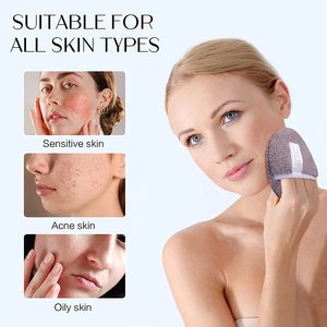 Tampons en microfibre ronds écologiques, réutilisables, doux, <span class=keywords><strong>pour</strong></span> le démaquillage, le nettoyage du visage, les cosmétiques, les tampons <span class=keywords><strong>pour</strong></span> le visage - Product Image 5
