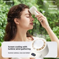 Ventilateur électrique portable Y26F haute vitesse en plastique, avec pack de refroidissement, recharge USB, pour extérieur, 100 vitesses, puissant, type éolienne