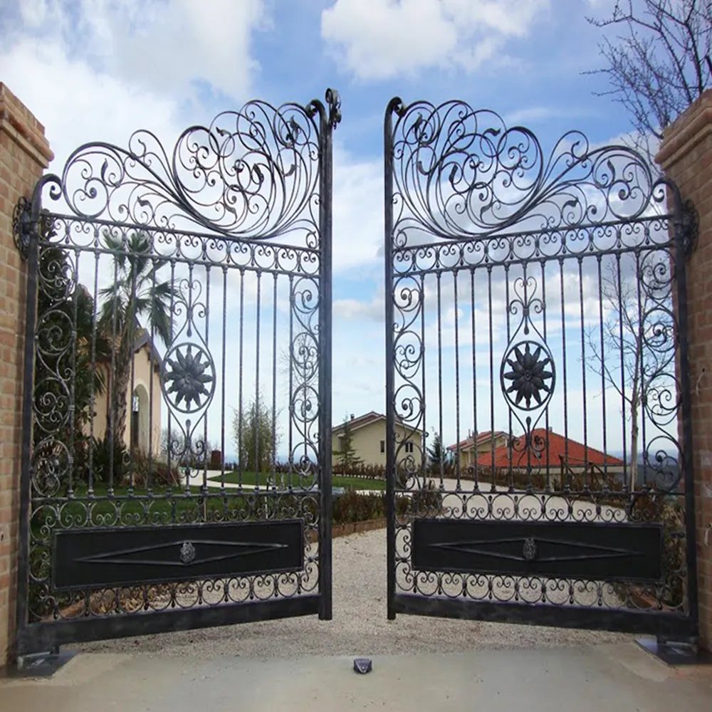 Тип шри-ланкийских противокражных больших ворот для дома, главных поворотных петель, забора, ворот, дизайн наружных ворот