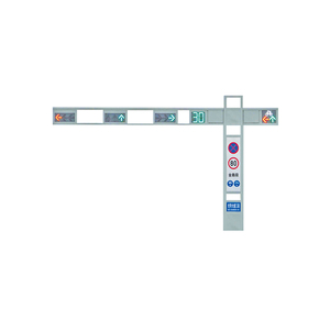 Beiyang — pôle de lumière blanche à bras unique, jeu complet de colonnes - Product Image 2