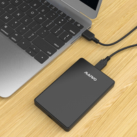 MAIWO Box Esterno USB 3.0 per SSD da 2.5 Pollici Senza Attrezzi, 5Gbps, per Dischi Rigidi SATA da 2.5 Pollici, Custodia in Plastica per HDD