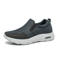 Chaussures décontractées à enfiler pour hommes, légères, respirantes, en maille, à semelle souple, pour la gym et la marche, avec logo personnalisé, vente en gros