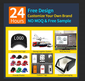 Sombrero de Copa Vacía de Estilo de Diseñador con Hebilla Trasera Ajustable para <span class=keywords><strong>Verano</strong></span>, Compatible con Personalización OEM - Product Image 3