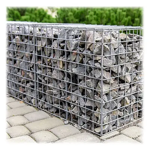 High Quality Galvanized <strong>Gabion</strong> Box Stone Wall Welded Metal <strong>Wire</strong> <strong>Mesh</strong> <strong>Gabion</strong> Basket For Landscape Lawn Patio Garden - Product Image 4