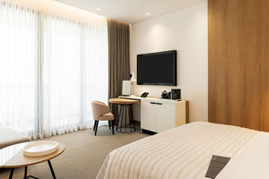 Venta al por mayor de China Muebles de dormitorio de <span class=keywords><strong>hotel</strong></span> Moderno 5 estrellas muebles de <span class=keywords><strong>hotel</strong></span> dormitorio conjunto - Product Image 4