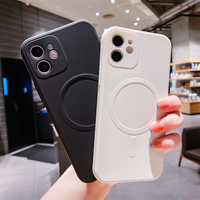 Funda de teléfono de TPU de silicona líquida magnética para iPhone 16 Pro Max Fundas para teléfonos móviles