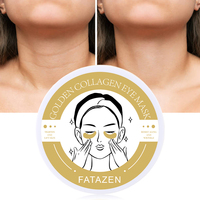 Vente chaude Enlever les cercles foncés Coussinets de gel dorés Marque privée Or 24K Masque hydrogel au collagène hydratant biologique Patch pour les yeux
