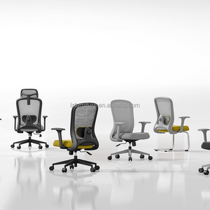 Silla de oficina giratoria de malla con respaldo alto, económica, de Foshan, China, para personal y gerentes, sillas ergonómicas de malla - Product Image 5