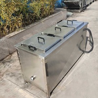 Friteuse automatique à eau plantain Gari Maniava Falafel Garri Fry Machine Freidora Industry a Gas