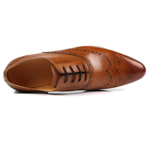 Chaussures Richelieu Pointues en Cuir Véritable de Bœuf à Enfiler, Semelle Extérieure en Caoutchouc Antidérapante, Soutien de la Voûte Plantaire, Imperméables pour Hommes, Idéales pour le Bureau et la Carrière - Product Image 5