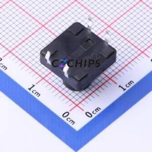 TSF001B10026A Tactile Switch DIP-4P,12x12mm Switch Round Button 2.6N Through Hole 12mm - Product Image 2
