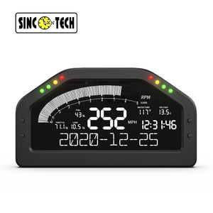 SINCO TECH DO921 ชุดหน้าปัดดิจิตอล OBD2 สำหรับรถยนต์ทั่วไป พร้อมมาตรวัดความเร็วแบบ RGB และมาตรวัดรอบเครื่องยนต์ พร้อมบลูทูธ - Product Image 1