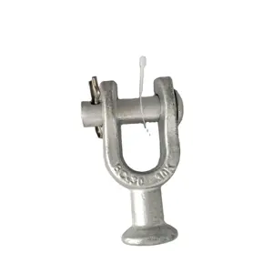 Pole line hardware HDG Carbon Steel hook bolt / socket clevis / ball eye