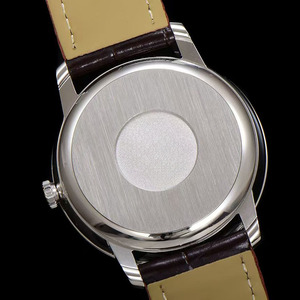 Montre-bracelet ronde pour homme, luxueuse, élégante et raffinée, avec une qualité exceptionnelle, affichage de la réserve de marche, bracelet de 20 mm - Product Image 4