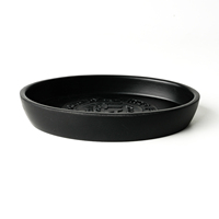 Ensemble d'accessoires de salle de bain de luxe en résine mate, 4 pièces, écologique, avec logo BATH en relief, marron clair/marron café, style hôtel moderne
