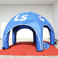 Tente dôme gonflable extérieure personnalisée en PVC avec pompe électrique, impression UV, style arche de portail, installation rapide, 1000-1500mm, étanche