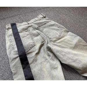 <span class=keywords><strong>Jeans</strong></span> Vintage da <span class=keywords><strong>Uomo</strong></span> con Lavaggio Acido, Gamba Svasata, Grigio, <span class=keywords><strong>Vita</strong></span> <span class=keywords><strong>Bassa</strong></span> e <span class=keywords><strong>Slim</strong></span> Fit, Leggings in Denim per <span class=keywords><strong>Uomo</strong></span>, Vendita all'Ingrosso - Product Image 5