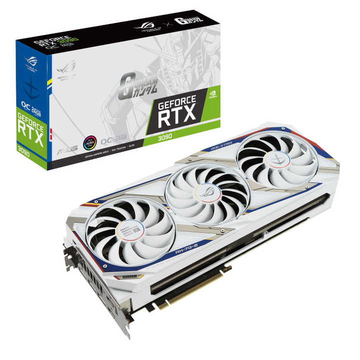 ROG STRIX GeForce RTX 3090 GUNDAMEDITIONプレミアGUNDAMMechからの  