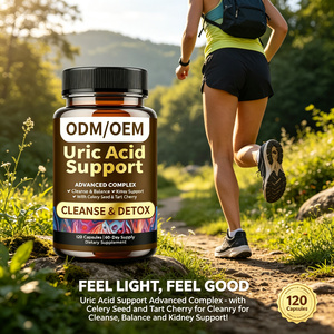 Capsule per il Supporto dell'Acido Urico con Semi di Sedano, Ciliegia Acida e Curcuma, Favoriscono il Comfort Articolare, la Salute dei Reni e del Tratto Urinario OEM - Product Image 4