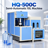 Machine de soufflage de bouteilles PET semi-automatique pour bouteilles d'eau et de boissons de 200 ml, 500 ml et 1 L