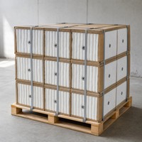 Module en fibre céramique 1600°C – Bloc isolant réfractaire thermique ignifuge, taille personnalisable, faible conductivité thermique pour