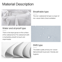 Rouleaux de draps jetables en tissu non tissé de plusieurs tailles, économiques, pour salons de beauté, spas, hôpitaux, rouleaux de draps de haute qualité