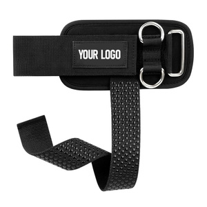 Non-Slip Wrist <strong>Straps</strong> Cuff <strong>Lifting</strong> <strong>Straps</strong> D Ring <strong>for</strong> Weightlifting Deadlifting - Product Image 4