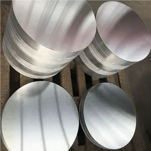 Individuelle runde Scheiben blanke Farbstoff Sublimation Aluminium Kreise Edelstahl Glanz 1100 weiße Platte Individuellisierung 1000 Serie