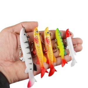 Leurre souple de pêche en PVC de haute qualité avec queue de pagaie de 7,5 cm/9,5 cm/11,3 cm, type cuillère rotative, pour la pêche au bar, au brochet, au thon en rivière, en lac et en eaux variées - Product Image 6