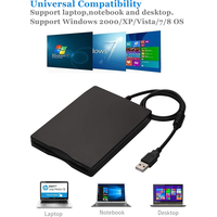 Unidad de Disquete Externa USB Portátil FDD de 1.44mb y 3.5 Pulgadas, Compatible con Win11, Unidades de Disquete USB, Unidad de Disquete Portátil USB