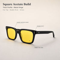 Lunettes anti-lumière bleue YL99023L, lunettes d'ordinateur bloquant la lumière bleue, filtre UV, verres optiques teintés ambre orange