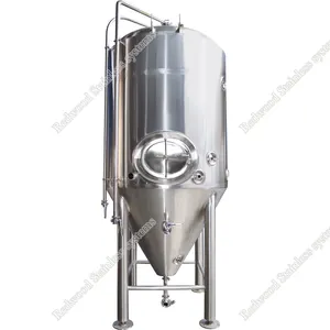 Stainless Steel 50HL 5000L Beer Conical Fermenters/Fermentors with Glycol Jacket for Beer fermenting Equipment