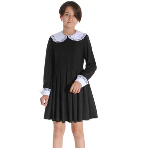 Wholesale Customized School Uniforms Dresses For Toddle Girls Long Sleeve Spring Autumn Primary School