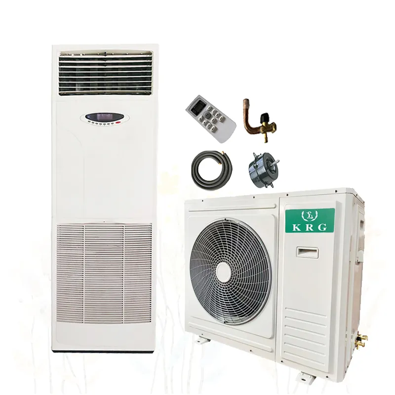 Climatiseur à courant alternatif debout refroidissement par le sol seulement 36000btu climatiseur au sol avec compresseur de marque 220v 60hz climatiseur au sol