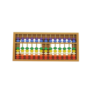 Ábaco de 13 varillas para niños, estudiantes, juguetes de Ábaco de matemáticas, cuentas de colores ABS de calidad, Ábaco chino - Product Image 1