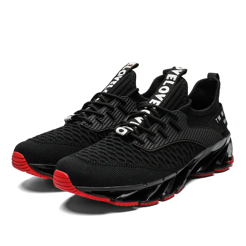 New Arrival Non-slip Running Shoes Men's Fashion Breathable Sport Shoes blade shoes