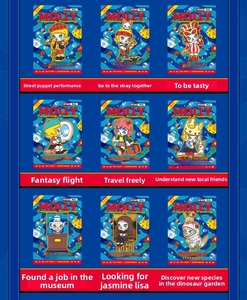 100% Originale Blind Box Jasmine Lisa Pop Mart Molly <span class=keywords><strong>Fantasy</strong></span> Wandering Series Voglio andare a Roma - Product Image 5