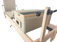 Cama Reformador en Bois d'Érable Compacte et Multifonctionnelle pour Pilates, Yoga et Entraînement du Core, pour Studio
